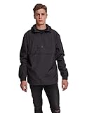Urban Classics Herren Basic Pull Over Jacket Jacke, Schwarz, 4XL EU