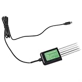 Valixirant USB-Bodensensor, 7-in-1-Feuchtigkeitstemperatur-Messgerät, IP68...