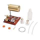 JOTPOR DIY Mini Dampfmaschine Modellbausatz - Schaukeltyp mit Kessel,...
