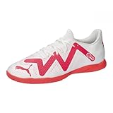 PUMA Herren Future Play It Fussballschuh, White Fire Orchid, 42.5 EU