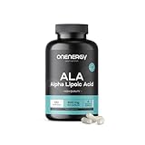 OnEnergy ALA – Alpha-Liponsäure 600 mg – 120 pflanzliche Kapseln –...
