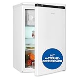 Exquisit Kühlschrank mit Gefrierfach, 107 Liter, Energieeffizienzklasse C,...