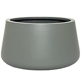 VIVANNO Pflanzentopf Pflanzkübel Fiberglas Gordo 21x32 cm Frostsicher -...