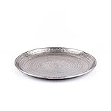 Orientalisches Tablett aus Aluminium Imera 30cm | Marokkanisches Teetablett...