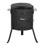 BBQ-Toro Gusseisen Kazan mit Kazan Ofen Ø 35 cm | 6,9 L Gusstopf mit...