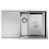 CECIPA Spülbecken Edelstahl 70x44cm, Spüle Küche, Küchenspüle...