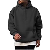 UHouse Herren Hoodie Casual Sweatshirt mit Kapuze Y2k Hoodies Bequeme...