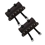 Generisch 2 Stück Pack Motorrad Seitentaschen Werkzeugtasche aus PU Leder...