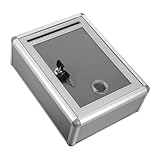 NUOBESTY Wandmontierter Briefkasten mit Robuste Aufbewahrungsbox für...