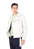 Ciabalù Herrenjacke aus Kunstleder, Bikerjacke aus Kunstleder, Slim-Fit,...