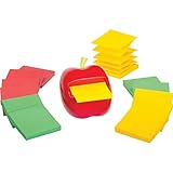 Post-it Pop-Up-Zettelspender mit 12 Notizblöcken, roter Apfel