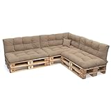 POKAR Palettenkissen Palletenauflagen Palettenpolster Palettensofa...