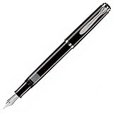 Pelikan Füllhalter Classic 205, Schwarz, Feder M (mittel), hochwertiger...