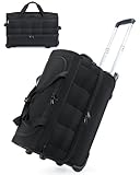BAGSMART 40L Trolley Reisetasche mit Rollen und Griff, IATA Sporttasche...