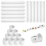 vcsjw 25 Stück Schnapparmband,Klatscharmband,DIY Leer Slap...