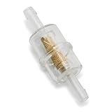 Benzinfilter klein - Kunststoff / Messinggranulat - Ø6mm Anschluss