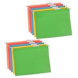 Veemoon 10 Stück Teiliges Hängemappen Farbige Papier Hängeordner mit...