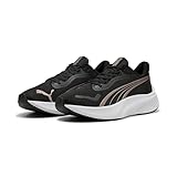 PUMA Unisex Pounce Lite Straßen-Laufschuh, Black Rose Gold, 44.5 EU