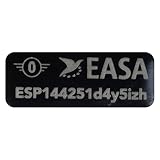 Roboterwerk - Drohnen Plakette e-ID Kennzeichen Schild Alu | Design...