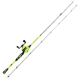 Sougayilang ZJJ Baitcaster-Ruten- und Rollenset, IM7 Graphit 2-teiliger...