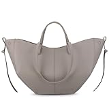 TIAASTAP Tote Bag Kunstleder Handtasche Damen Groß Shopper Tasche Elegante...