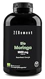 Bio Moringa Kapseln, Hochdosiert: 1800 mg, 260 Kapseln | 100% Bio Moringa...