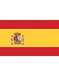 TrendClub100® Fahne Flagge „Spanien Spain ES“ - 150x90 cm / 90x150cm