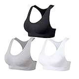 SEGRILA Damen Sport BH Set Ohne Bügel Yoga Bustier Gepolsterter