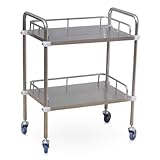 Multifunktionaler Edelstahl-Wagen – 2-stöckiger Schönheitssalon,...