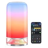 Govee LED Tischlampe, Nachttischlampe Touch Dimmbar RGBICWW, Steuerung von...