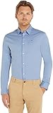 Tommy Jeans Herren Hemd TJM Original Langarm, Blau (Lavender Lustre), XL