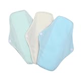 DECORNIJIA 3 Stück Waschbare Wiederverwendbare Menstruationsbinden...
