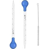 Glaspipette Pipette 10ml Glas Pipette, 2 Stück Transfer Pipette,Glas...