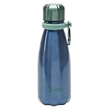 Smash Trinkflasche aus Edelstahl, einwandig, 400 ml, mit Karabiner,...