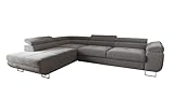 Ecksofa Luna mit Schlaffunktion und Bettkasten – 275x202 cm –...