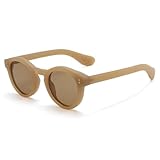 HPIRME Retro Candy Color Fashion Runde Brille Damen Herren Vintage UV400...