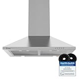 KKT KOLBE Wandhaube 60 cm Edelstahl Leise Dunstabzugshaube Umluft Abluft...