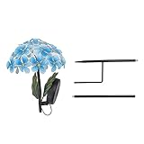 KIMISS Gartenkunst LED -Licht, Licht, Solarhortensie 26 LEDs Dekorative...