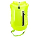 Generisch Swim Buoy 2-in-1 Safety Float, 20L Waterproof Foat Bag with...