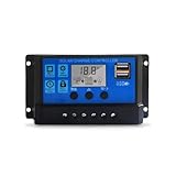 LEPREM 100A Solar Laderegler Solar Panel Controller 12V/24V Einstellbare...