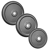 POWER-XTREME Hantelscheibe | Gewichtsscheibe, 30/31mm, gummiert (2,5kg)