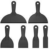 6 Stk Kunststoffspachtel Zubehör Set, Spachtelmesser Schaber Kittmesser...