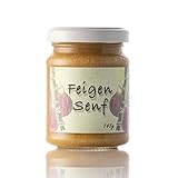 Feigen Senf aus dem Allgäu | 150ml süßer Feinkost Senf für Käse |...