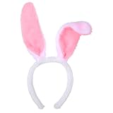 Abeillo Hasen-Ohren Haarreif, Weiß Rosa Hasenohren Haarreif Plüsch...