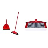 Vileda Superfeger Classic Besen, Eco-Pack, mit dreiteiligem Stiel und...