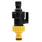 Absperrventil, 2 Pack 1/2 Zoll Gartenschlauch Inline Wasserhahn für...