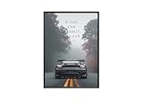 MJ-GRAPHICS® Motivationsbilder Porsche 911 GTS Bilder Büro, A4 Bild Büro...
