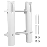 KICHOUSE Robuster 2 Rohr Angelrutenhalter aus Kunststoff für Bootsangeln...