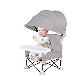 Eoixuqba Tragbarer Baby-Fütterstuhl, Kleinkind-Sitz, tragbarer Sitz mit...