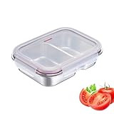 Westmark Edelstahl Lunchbox – Auslaufsichere Brotdose – Mikrowellen- &...